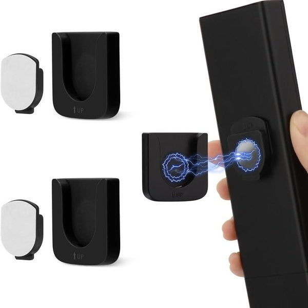 Support mural de support de télécommande magnétique, conception de fente innovante pour une organisation sans effort de la maison, du bureau et des f