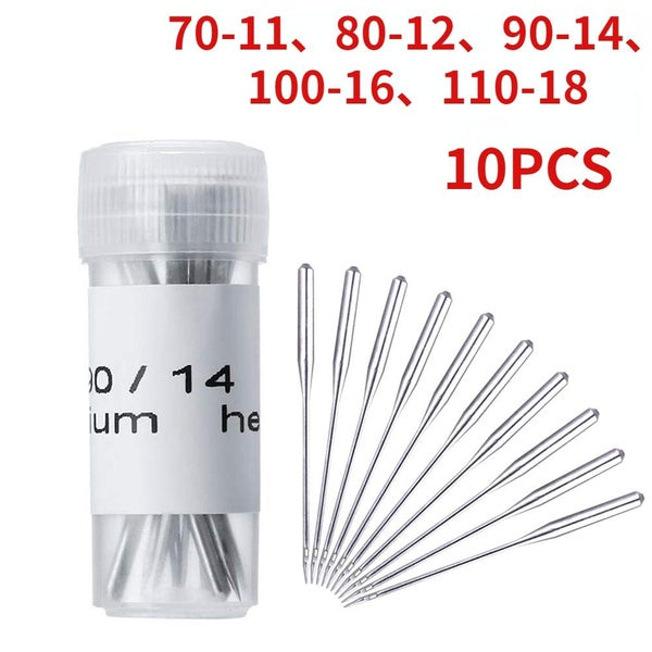 10Pcs Household Sewing Machine Needle Sharp Universal Regular Point For Singer Brother Sewing Machine Accessories