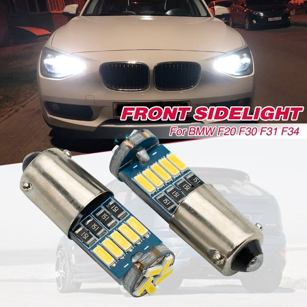 Yiyasu Store Xenon White H6W Bax9S LED Canbus Bulbs Sidelight Bright No Errors For BMW F30 F31 F34 320d 320i 328i 335i Car Accessories