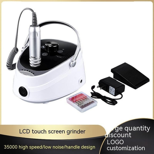 Rechargeable 35000 RPM Nail Drill - Perfect for Manicure, Pedicure, and Gel Polish - Includes a Variety of Nail Drill Bits for Polishing and Shaping