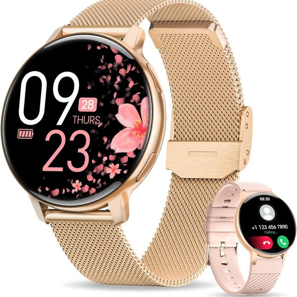 Smart Watches for Women (Answer-Make Calls), 1.39'' Fitness Tracker Watch with Blood Pressure-Heart Rate-Sleep Monitor-IP68 Waterproof, Smart Watch f