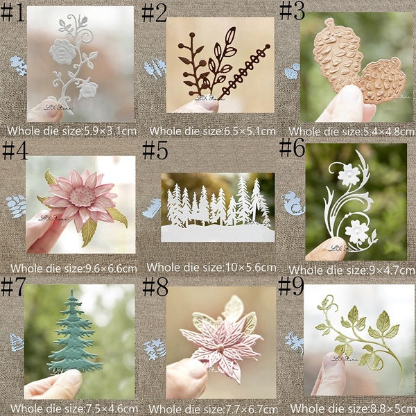 New Design Craft Metal Cutting Die die cuts Flower leaf series decoration scrapbook Album Paper Card Craft Embossing die cuts