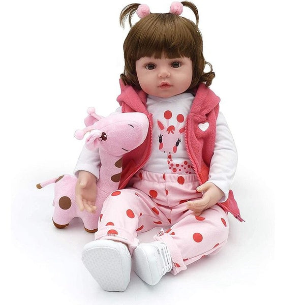 Reborn Baby Dolls Realistic Newborn Baby Dolls 18 inch Silicone Real Toddler Girl Lifelike