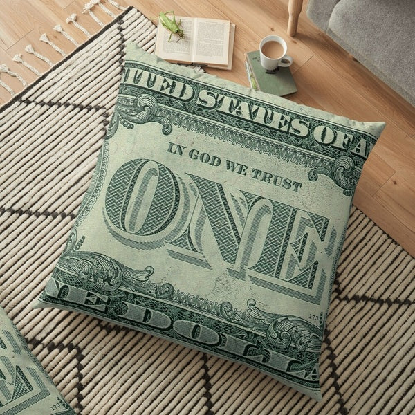 One U. S. Dollar Bill Reverse Sofa Bed Home Decor Pillow Case Cushion Cover Gifts