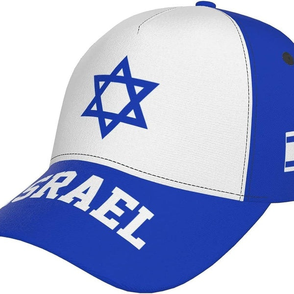 Israel Flag Israelite Baseball Cap Full Print Adult Men Hat Patriotism Supporter Golf Caps Trucker's Hats