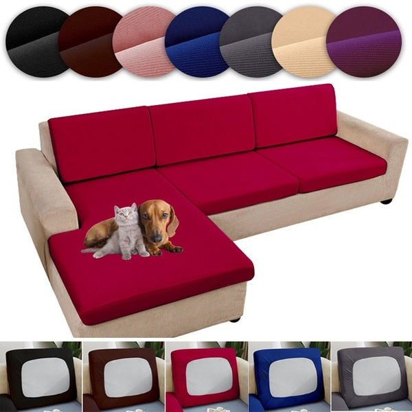 1-2-3 Seat High Stretch Sofa Seat Cushion Cover Sofa Covers for Living Room Removable Elastic Seat Chair Cover Furniture Protector
