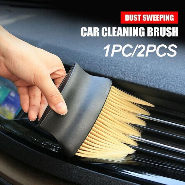 1PC-2PCS Car Interior Cleaning Soft Brush Dashboard Air Outlet Detailing Sweeping Dust Tools Auto Home Office Duster Brushes