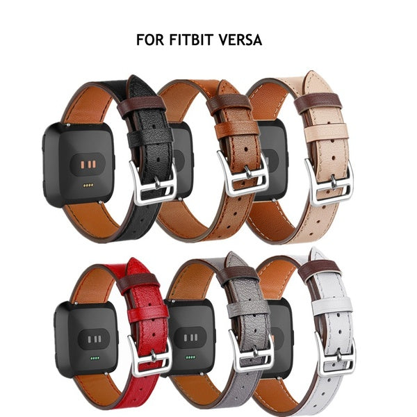 Genuine Leather strap For Fitbit Versa -versa 2-versa lite strap Versa Replacement Bracelet belt smartwatch band Watch accessories wrist band