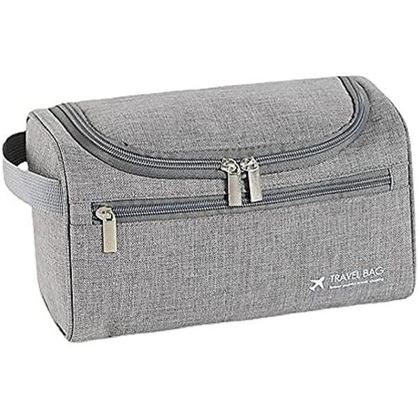 Toiletry Bag for Men Women, Hanging Kit Water Resistant, Portable Makeup Organizer Wash Cases For Bathroom Shower, Travel Shaving Kit Bags