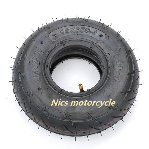 ATV Electric Scooter Wheel Barrow Tire 10*350-4 (Inner tube + tire) trolley