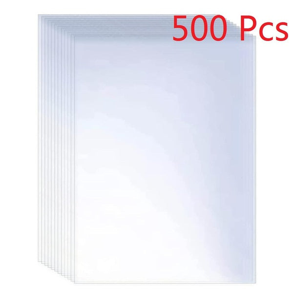 500 pochettes pour cartes Toploaders pour cartes à collectionner, pochettes pour cartes de baseball souples pour cartes Stardard, cartes de football,