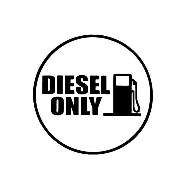 12.1CM*12.1CM DIESEL ONLY Vinyl Decals Fun Car Sticker Fuel