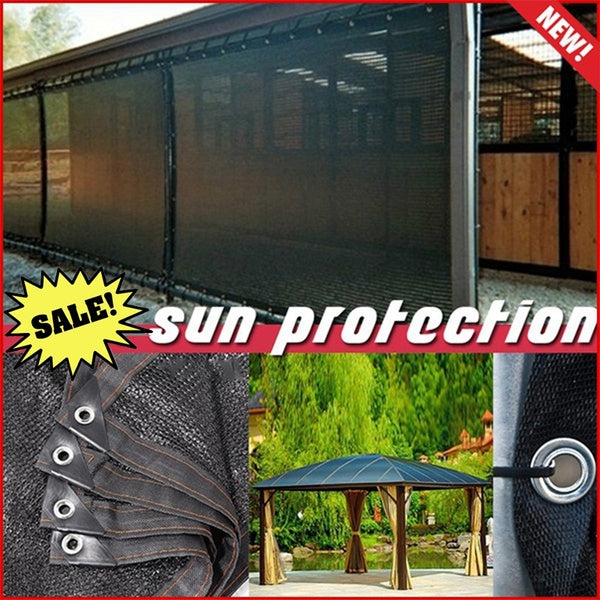 New Anti-UV Sunshade Net Outdoor Garden Sunscreen Sunblock Shade Cloth Net Plant Greenhouse Cover Car Cover Shelter Sunshades for Yard