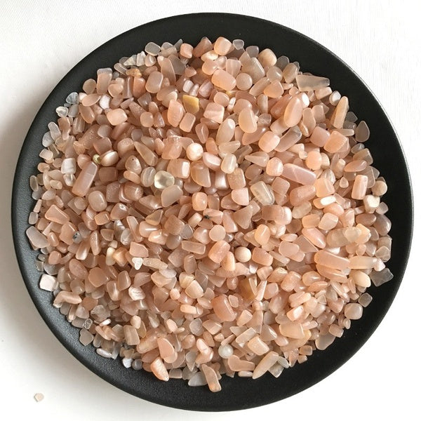 100g - pack Pierre Naturelle Belomorite Pierre De Lune Brute Brut Gem Rock Chips Gravier Décoration