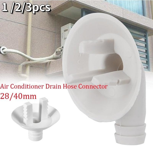 1-2-3pcs 28mm-40mm Air Conditioner Drain Hose Connector Elbow Fitting Water Pipe Connector Lin for Mini-Split Units and Window AC Unit