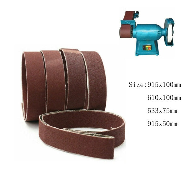 Bandes abrasives pour papier abrasif 40-1000 grains pour ponceuse à bande outil abrasif bois métal doux polissage []