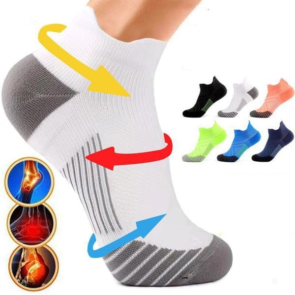 Sport Socks Plantar Absorbing Sweat Cycling Running Socks, 1-2-3-4-5 Pairs Fashion Compression Socks for Plantar Fasciitis Arch Pain Compression Sock