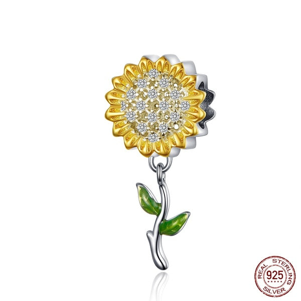 Fashion 925 Sterling Silver Bead Charms fit DIY Jewelry