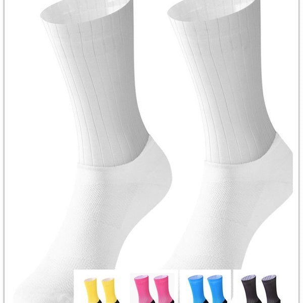 New Anti Slip seamless Cycling Socks Integral Moulding High-tech Bike Sock Compression Bicycle Outdoor Running Sport Socks