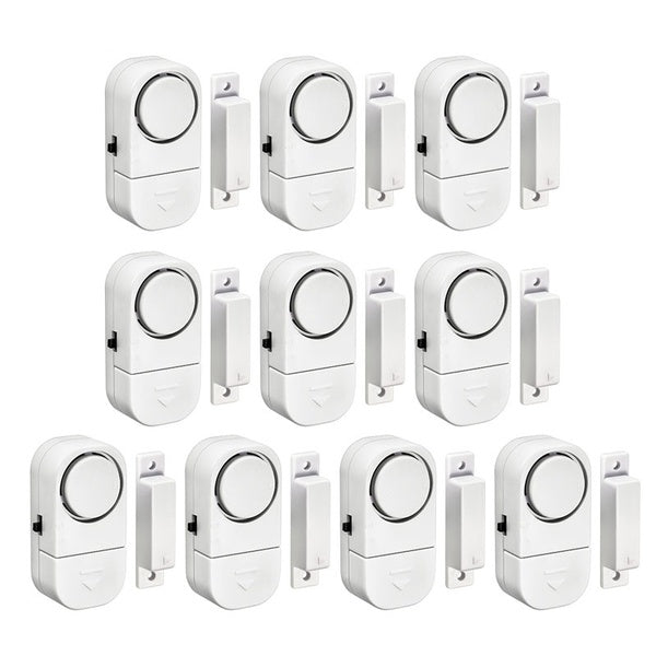 10pcs 90dB Wireless Home Window Door Burglar Security Alarm System Magnetic Sensor for Home Security System