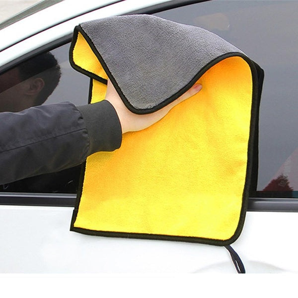 1PC Rectangle Super Absorbent Car Wash Cloth Microfiber Towel Car Maintenance Polishing 30*40CM