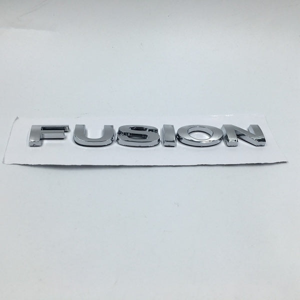 For Fusion Chrome FUSION Rear Trunk Lid Nameplate Emblem