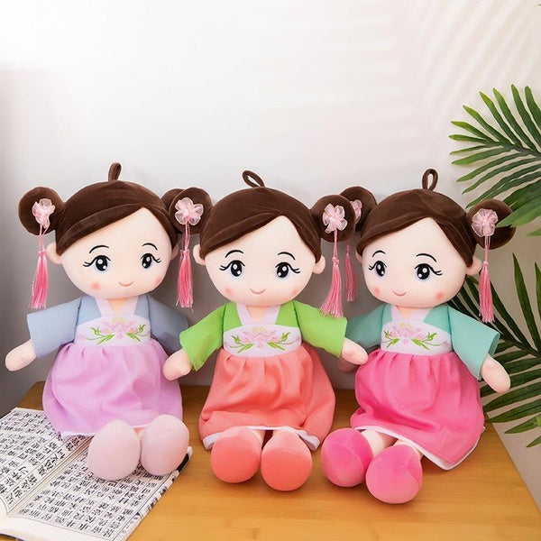 Girls Lovely doll plush toy children sleeping cloth doll girls gift