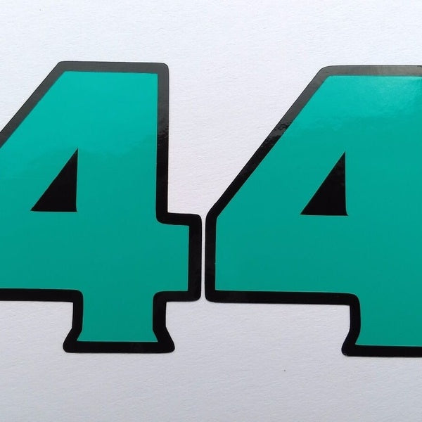 Car 44 Character Sticker Window Car Door Bumper Sticker Decal