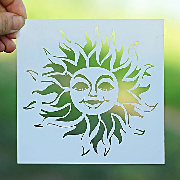 13 cm bricolage artisanat superposition de fleurs fond pochoir pour peinture Scrapbooking gaufrage cadeau papier cartes modèle outil