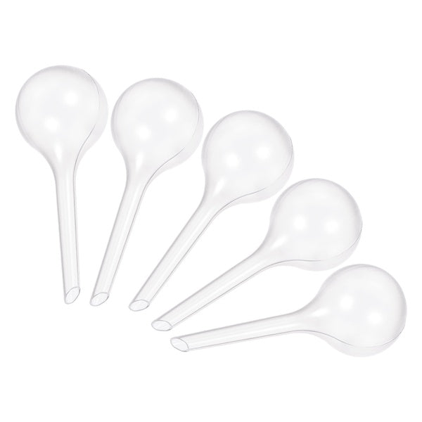 Self-Watering Bulb 50mm Dia. PVC Automatic Plants Watering Globe Clear 10Pcs