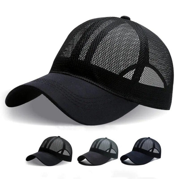 Casquette de Baseball, protection solaire, été, respirante, séchage rapide, chapeau en maille complète, casquettes de sport de Golf