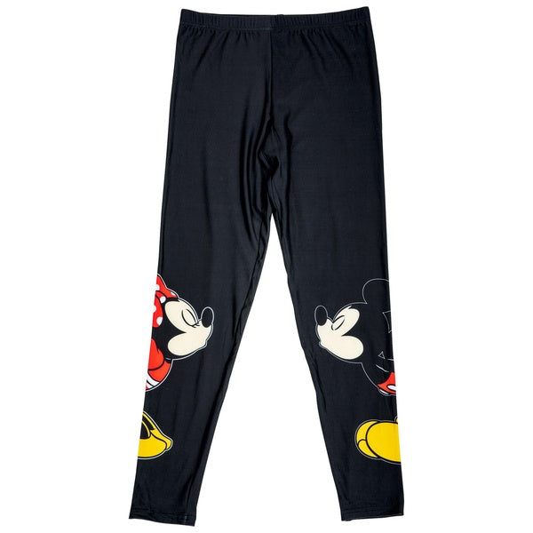 Mickey And Minnie Mouse Disney Kissing Junior Leggings