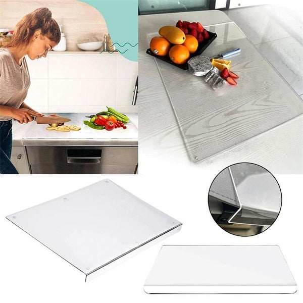 Planche à découper transparente anti-dérapante acrylique pour comptoir de cuisine protecteur de comptoir maison Restaurant Gadgets de cuisine