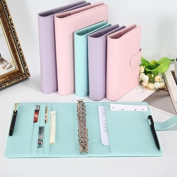 Fashion New Vintage Refillable Notebook File Folder Notepad Cover Leather Ring Binder Office Supplies