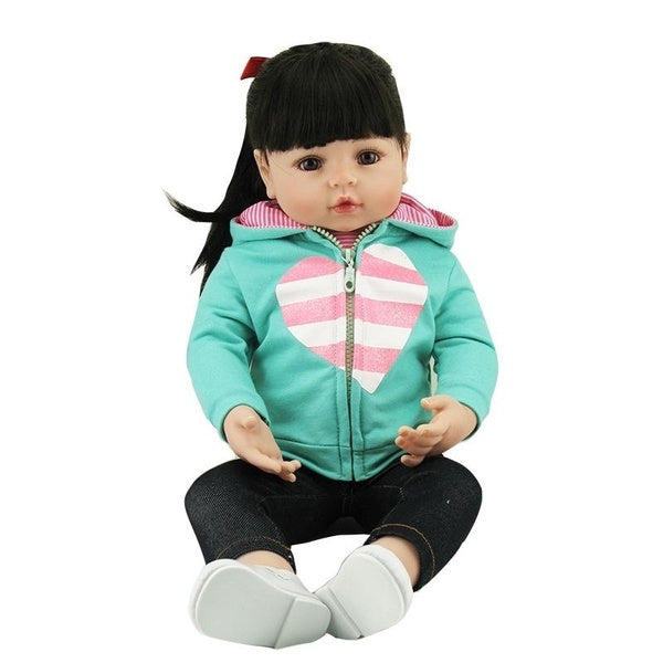 18 pouces réalistes Reborn Soft Silicone Weighted Baby Dolls Real Life Real Life Newborn Baby Dolls