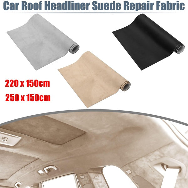 220x150cm-250x150cm Suede Headliner Fabric Upholstery Suede Fabric Automotive Suede Headliner with Foam Backing Material for Automotive Home DIY Repa