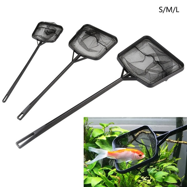 Aquarium Net Fishing Net Spoon Net 3 Sizes Square Shrimp Small Tetra Fish Tank Net High Quality