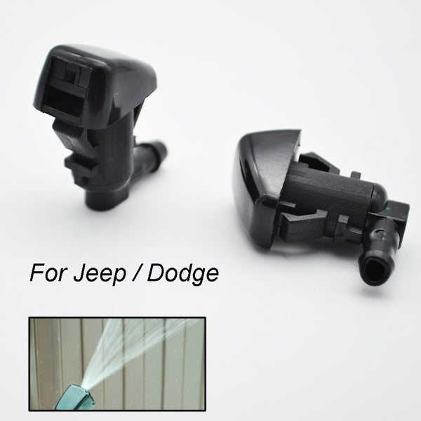 Xukey 2PCS Front Windscreen Wiper Washer Nozzles Jet Set For Jeep Commander 2006-2010 For Dodge Nitro 2007 2008 2009 2010 2011