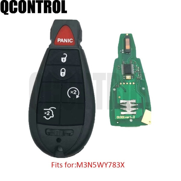 Remote Smart Key with ID46 Integrated Chip for JEEP Commander Grand Cherokee Door Lock M3N5WY783X - IYZ-C01C