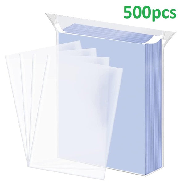 500 pochettes pour cartes Toploaders pour cartes à collectionner, protège-cartes pour cartes, pochettes souples adaptées pour MTG, cartes de baseball