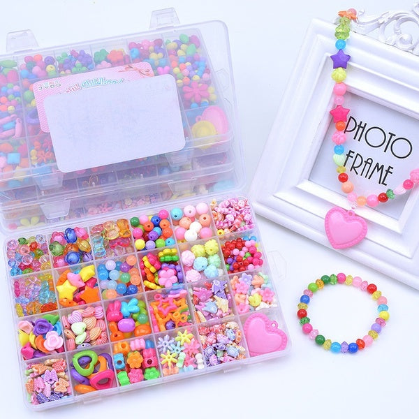 DIY Children Amblyopia Correction Beads Toys DIY Bracelet Fancy Toy for Children Girl Gifts(10 Styles)
