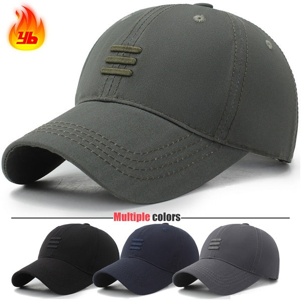 4 couleurs nouvelle mode casquette de Baseball Sport de plein air décontracté coton Snapback chapeaux pour hommes et femmes trois barres papa chapeau