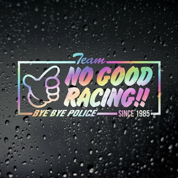 2PCS Team No Good Racing Vinyl Decal Sticker