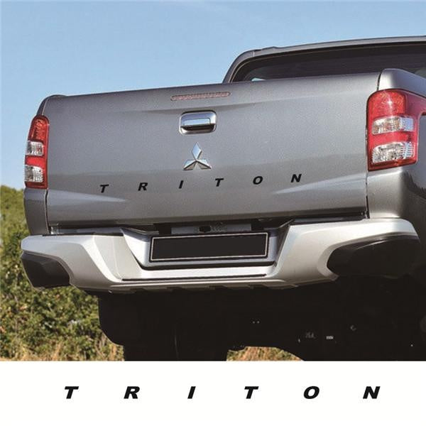 Car For MITSUBISHI TRITON L200 Back Rear Trunk Cover Vinyl Film Auto Emblem Stickers Decal Racing Decoration Styling Accessory