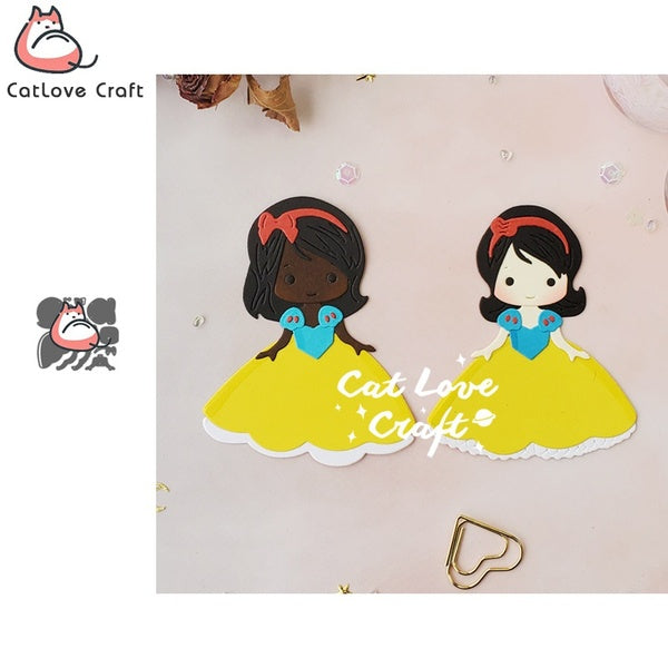 Princess Party Metal Cutting Dies Scrapbooking Stencil Die Cuts Card Making DIY Decorative Craft Embossing New Dies For 2020