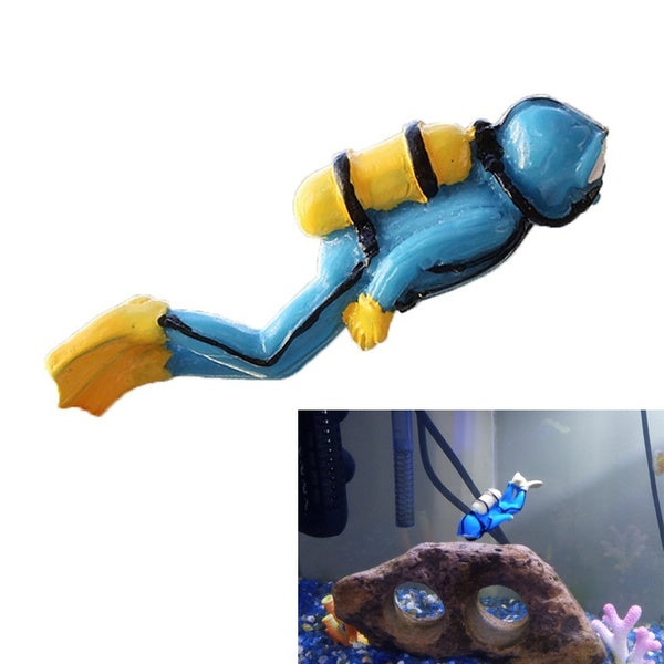 Plongeur Trésor Coffre Boîte Antique Creative Fish Tank Aquarium Décoration Paysage Pirate Pièces D'or Ornements Résine Artisanat