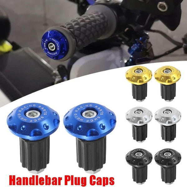 1 Pair 7-8" 22mm Motorcycle Handle Bar Ends Plug Grips Handlebar Plug Caps Slider Motor Bike for Dirt Bike Accessories