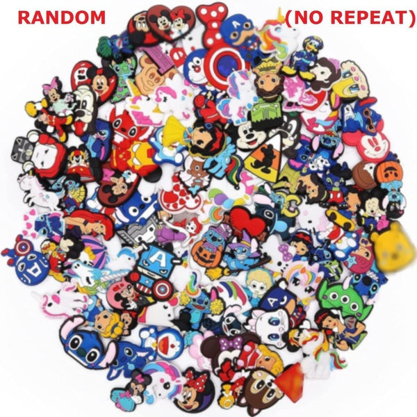 Random No Repeat Croc Charms, Shoe Charms