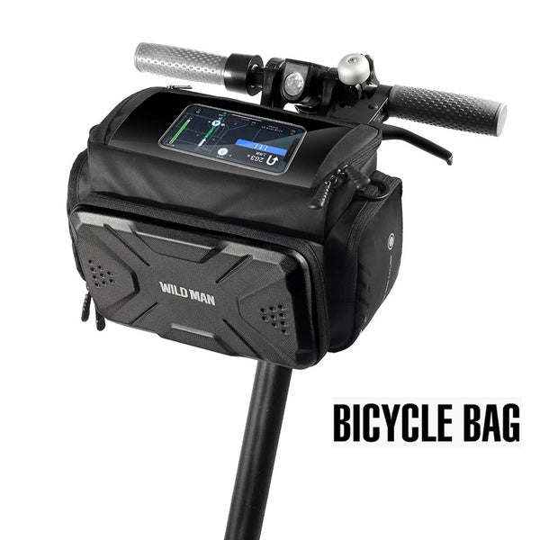 4L vtt vélo guidon sac vélo Tube avant caméra étanche épaule EVA coque dure sacs équipement d'équitation vélo