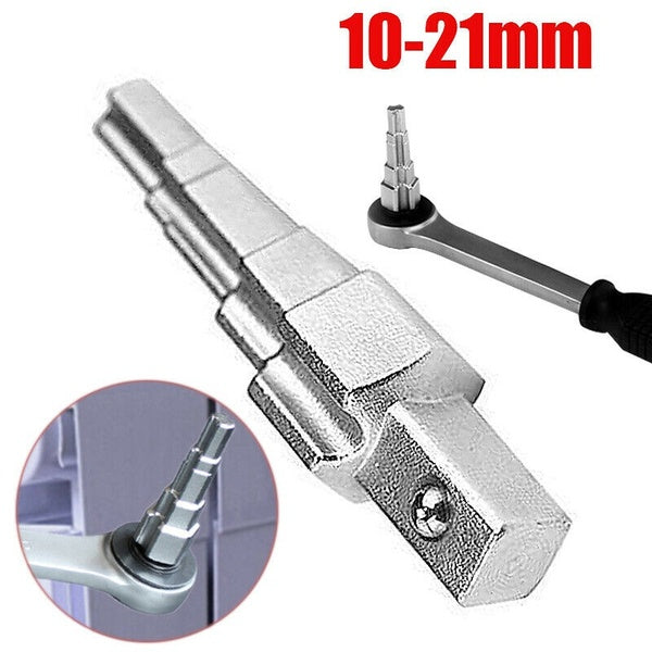 Portable Multifunction Radiator Spanner Hand Tool Multi-function Radiator Stepped Wrench Practical Tool